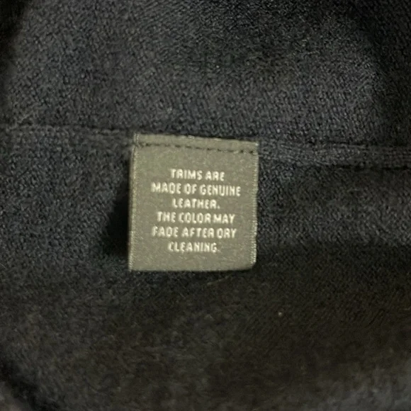 The Men Store Bloomingdale’s Quarter Zip Merino Navy Sweater M